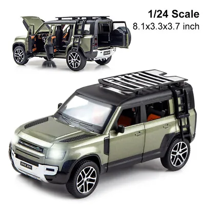 1/24 Scale Land Rover New Defender 110 Die-cast Model Toy Car Sound Light Gifts • £27.59
