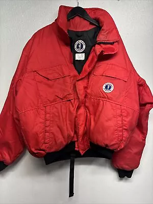 Mustang Survival Red Flotation Jacket Type 3  Adult XXL #W1B • $100