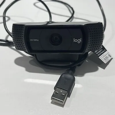 Logitech C920 1080p  HD Pro Webcam - Black • £37.50