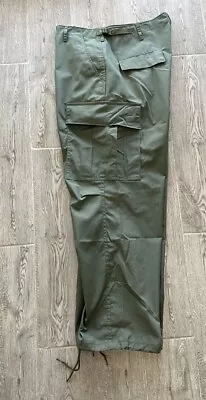 Vtg 60s Jungle Pants Poplin Military US Army Vietnam Era • $39.90