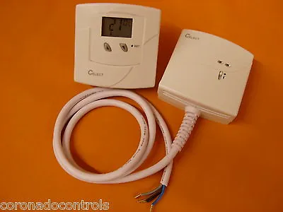 £28 • Buy Celect Simple Wireless RF 868MHz Pre-Wired Room Thermostat Volt Free - DRF3