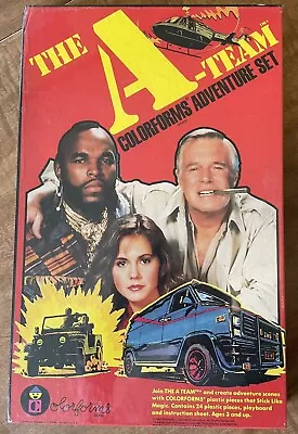 Vintage 1983 A-Team Colorforms Adventure Set New In Box Sealed Mr. T Van Jeep • $33.99