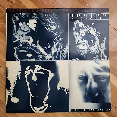 Rolling Stones - Emotional Rescue Lp - Includes Massive Fold Out Poster!!!! • $1