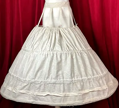 Vintage Or Antique ? Metal Cage Crinoline Hoop Underskirt Victorian Civil War ? • $179.99