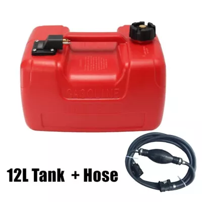 12L Liters Marine Outboard Fuel Tank Fuel Hose Connector Fuel Gauge For YAMAHA  • $108.98