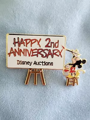 Disney Auctions 2nd Anniversary Pin Mickey Painting LE 100 HTF • $49