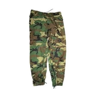 $24.99 • Buy Military Issued Woodland Improved Rainsuit Trousers-NEW With Tags