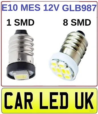 12v ✅ E10 MES MINI EDISON SCREW LED BULBS ✅ Torch Lamp Model Flashlight ✅ SMD ✅ • £2.89