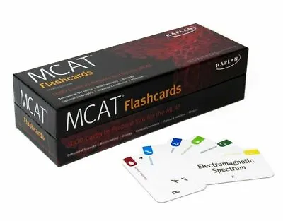 MCAT Kaplan Flashcards 1000 Cards To Prepare You For The MCAT • $27.99