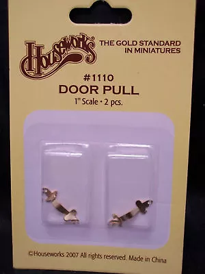 Door Pull Metal  1/12 Scale Miniature Hardware  Dollhouse  #1110 • $5.12