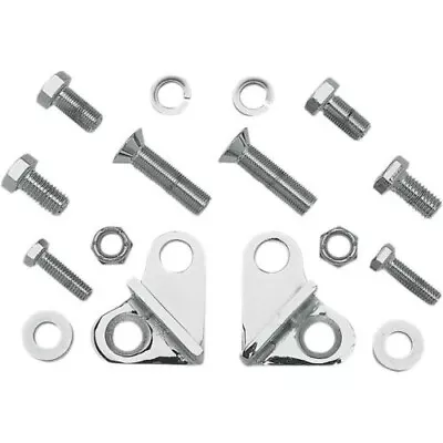 Burly Chrome Rear Lowering Blocks Kit For Harley Touring FLH FLT 85-96 • $118.63