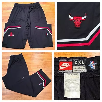 Vtg Chicago Bulls Nike Tear-Away Snap Warm Up NBA Baggy Pants Jordan Men's XXL  • $59.99