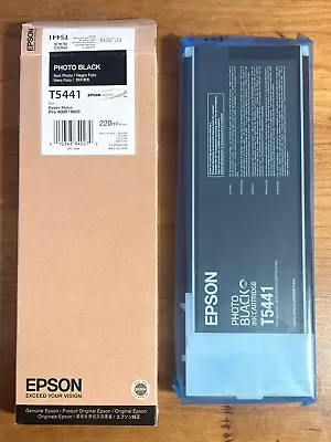 Genuine Epson T5441 Photo Black Ink For Stylus Pro 4000 9600 OEM • $60