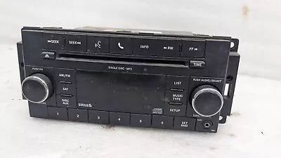 $149.99 • Buy Jeep Patriot Compass Single CD Am/Fm Radio 5091226 RES Mp3 Sat AUX 09-12 Caliber