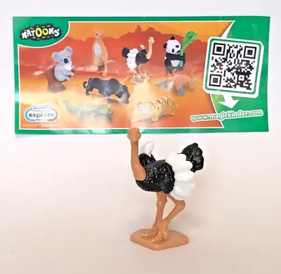 Kinder Surprise NATOONS - OSTRICH - FT008 + BPZ Paper  - Animals Of The World • $7.50