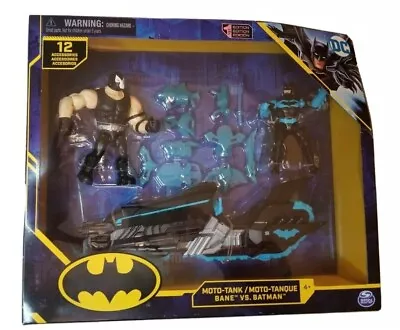 DC Moto-Tank Bane Vs Batman Spin Masters First Edition W/accessories • $14.95