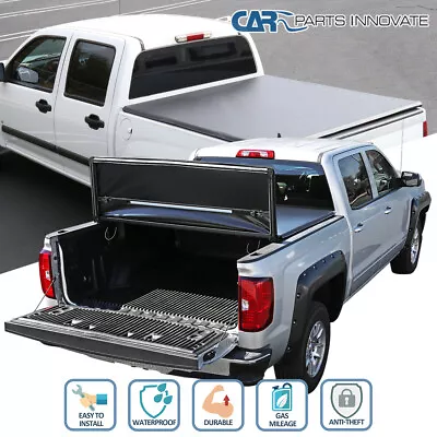 Fit 15-21 Ford F150 Super Crew Cab 6.5ft Bed Tri-Fold Trifold Soft Tonneau Cover • $132.25