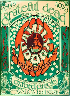 $9.99 • Buy Grateful Dead - Avalon Ballroom - 1966 - Concert Poster