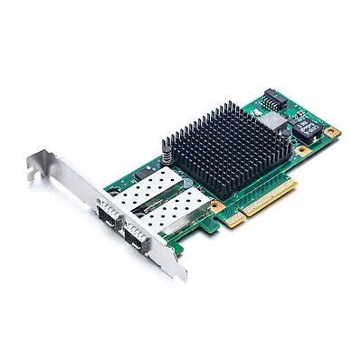 For Intel X520-DA2 10Gb Network Adapter Card Dual SFP+ W/ Intel 82599EN Chip • $35.09