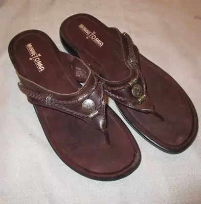 Minnetonka Sandals Brown Women's Size 9 • $35