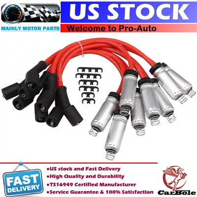 PERFORMANCE Spark Plug Wires For CHEVY GMC Sierra 1999-2006 LS1 4.8L 5.3 6.0L V8 • $29.98