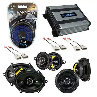 Fits Ford Mustang 1986-1993 Factory Speaker Upgrade Kicker DS Series & HA-A400.4 • $298.99