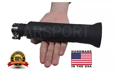 Slip-On 1.25  ID High Performance Muffler Black Made In The U.S.A. SS Clamp. • $59.50