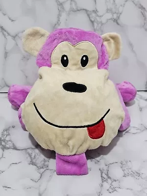 Monkey Purple Pillow Blanket Holder Pet Stuffed Animal Plush Toy • $8