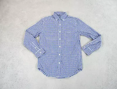 Vineyard Vines Shirt Mens Extra Small Blue Tucker Performance Stretch Gingham • $15.15