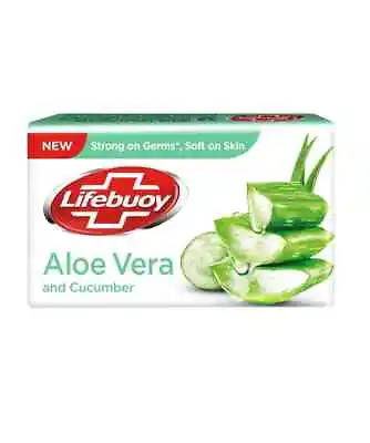 £9.81 • Buy Lifebuoy Aloe Vera And Cucumber Natural Body Soap Germ-killing - 100.00 G