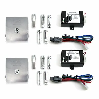 2-Door Flat Glass 1-Touch Manual Crank Handle Power Window Conversion Switch Kit • $222.44