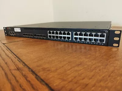 Brocade ICX 6610-24 24 Port Stacking Switch 24x 1GbE RJ45 & 8x 1GbE SFP & 4x 40G • £50