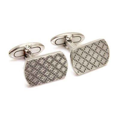 £225.30 • Buy GUCCI Cufflinks Silver Diamante SV925 Accessories JAPAN [Used]