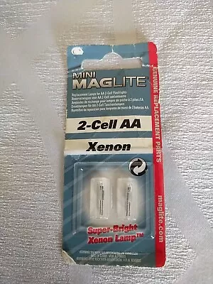 Mini MAGLite Replacement Bulbs Xenon 2-Cell AA • £9.99
