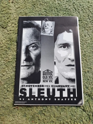 £4.49 • Buy Bristol Old Vic Theatre Royal Sleuth Theatre Programme