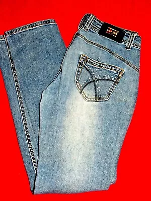Women's True Rock Jeans Union Jack Distressed Jeans Size 9/10 • £9.40