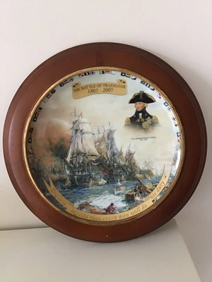 £12 • Buy Danbury Mint ‘ The Battle Of Trafalgar’ Collectors Plate  In Danbury Frame.