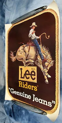 Vintage Lee Jeans  Riders  Poster - 31  X 23 - Rare - In Great Condition • $77.38