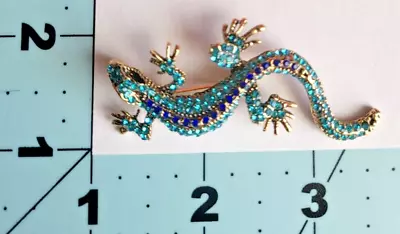 Lizard Gecko Brooch Pin Costume Fashion Jewelry FAST Free Shipping • $11.99