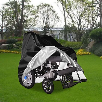 Mobility Scooter Rain Cover Waterproof Wheelchair Storage Protection 115*75*130c • $22.80