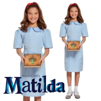 £9.95 • Buy Roald Dahl Matilda World Book Day Girls Fancy Dress Costume To Fit Age 4-12