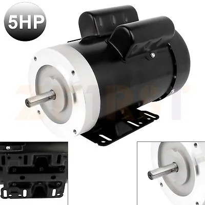 5HP Air Compressor Motor 3450RPM Electric Motor Single Phase 208-230V 5/8 Shaft • $249.99