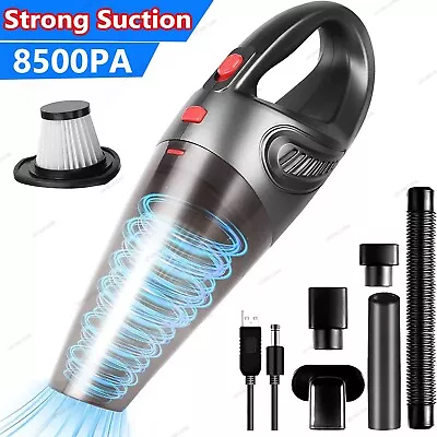 $22.79 • Buy 120W Portable Cordless Handheld Car Vacuum Cleaner Wet&Dry Duster Strong Suction