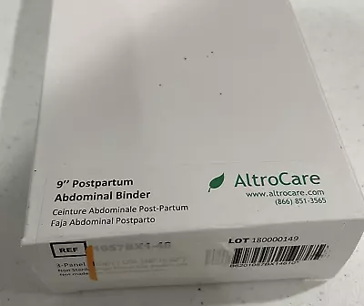 AltroCare Postpartum Abdominal Binder 9  3-panel Size L/XL (46-62 ) NIB • $10.15