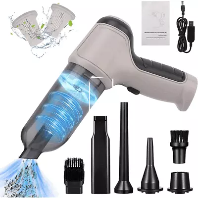 $19.81 • Buy 120W 9000PA Cordless Handheld Vacuum Cleaner Blower Car Auto Home Wet Dry Duster