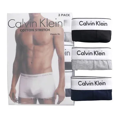 New 3pcs Calvin Klein Mens Boxers Trunks Several Classic Fit Ck S - Xl Gift • £17.98