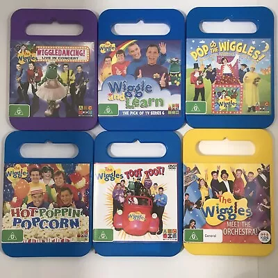 The Wiggles Bulk Bundle Lot Of 6 DVDS ABC For Kids R4 Mostly Old & 1 New Cast • $39