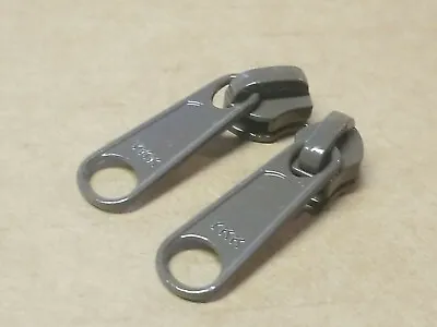 Pair Of YKK #5 C 5C Sliders Zipper Pull Tab Metal Large Non-Lock OLIVE DRAB READ • $6.99