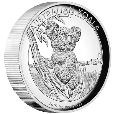 $99.99 • Buy 2015 Australian Koala 1 Oz Dollar $1 Silver Proof High Relief Coin Australia