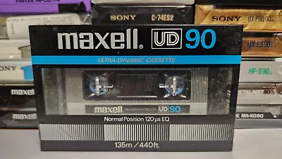 MAXELL UD 90 Type I Blank Audio Cassette Tape - Made In Japan - Sealed • $8.99